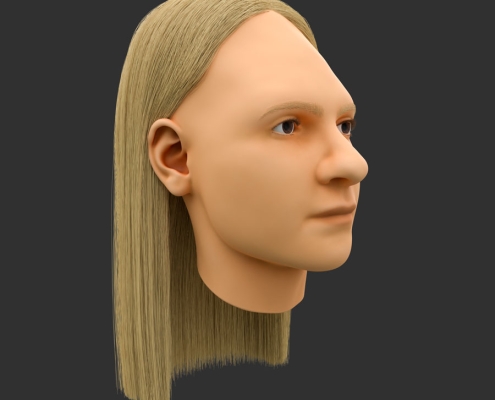 Final image of the digital 3D reconstruction