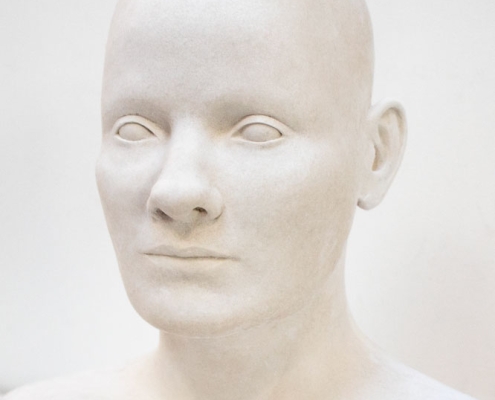 Gesmonite cast of the 3D manual reconstruction